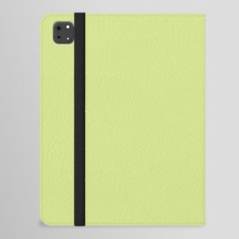 WARM GREEN SOLID COLOR. Light Pastel Celadon Plain Pattern   iPad Folio Case