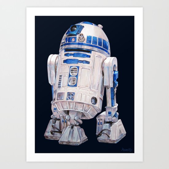 R2 D2 - Star Wars Art Print