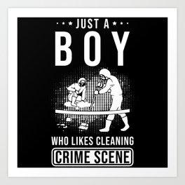Crime Scene Cleaner Art Print