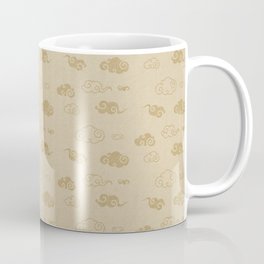 Neutral Asian Style Cloud Pattern Coffee Mug