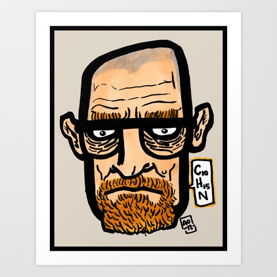 the one who knocks Art Print