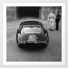 1957 4.5 Coupe, Modena, Italy Italian Sport Car Factory Photography Art Print
