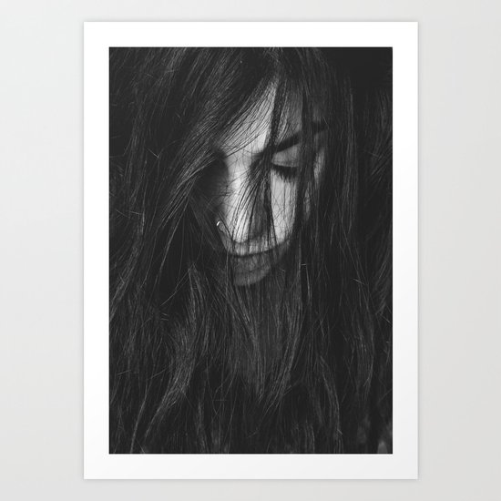 Dark Girl Art Print