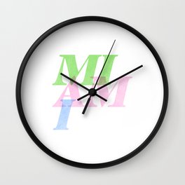 MIAMI • City Series Wall Clock