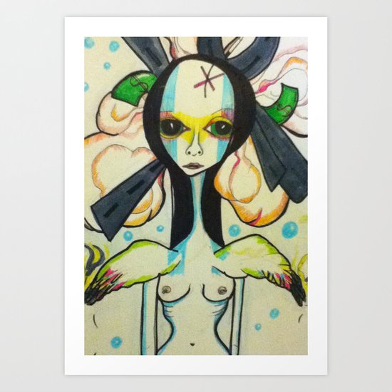 scorched Art Print