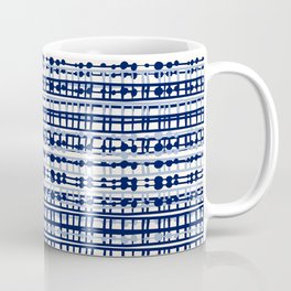 Abstract Net - Island Blue Coffee Mug