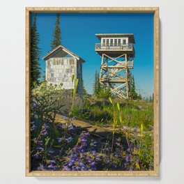 Lookout Tower Montana Serving Tray