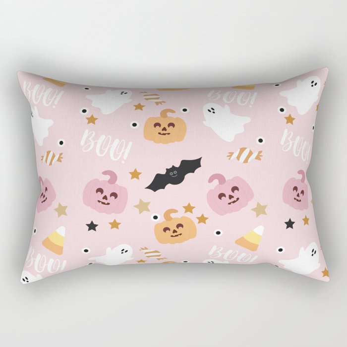 Halloween Cute Pastel Print  Rectangular Pillow