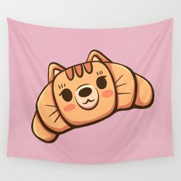 Cute Croissant Wall Tapestry