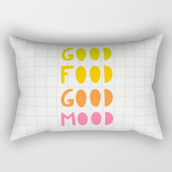 Food slogan Rectangular Pillow