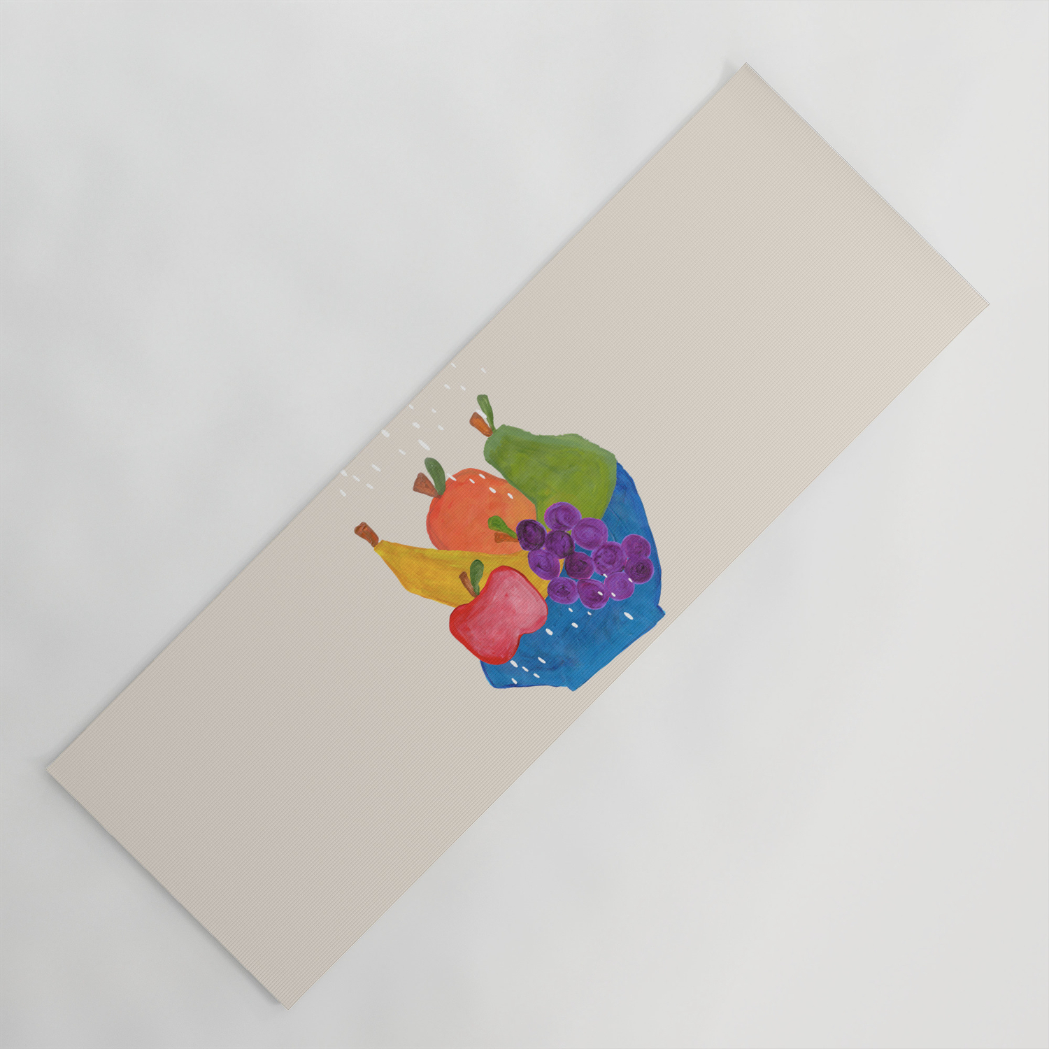 Indi S Fruit Bowl Minimalist Abstract Collage Acrylic Painting