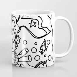Mermaid Mom and Child Coffee Mug