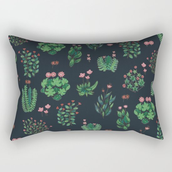 New Nature at Night Rectangular Pillow