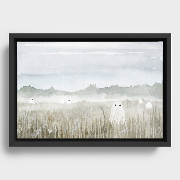 Ghosts Of The Mist Framed Canvas
