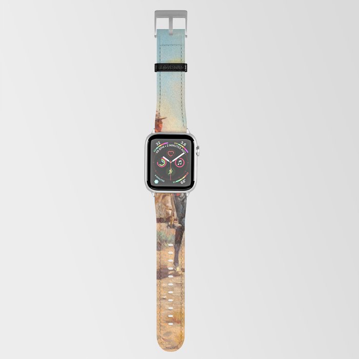 Through the Alkali, 1904 by Charles Marion Russell Apple Watch Band