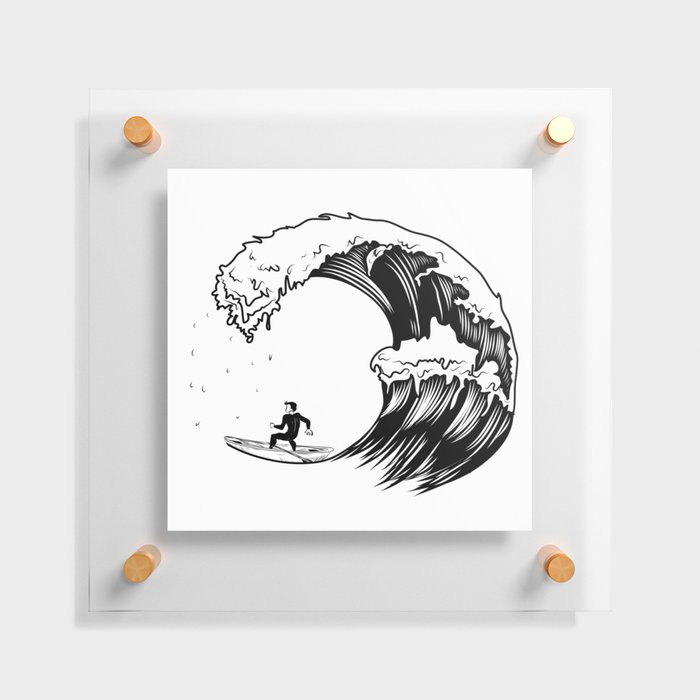Surf Floating Acrylic Print