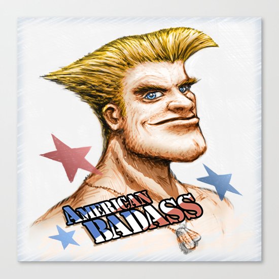 American Badass Canvas Print
