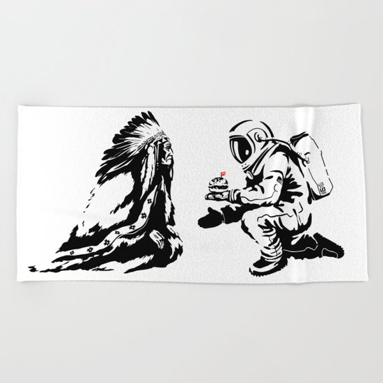 Columbus Day Beach Towel