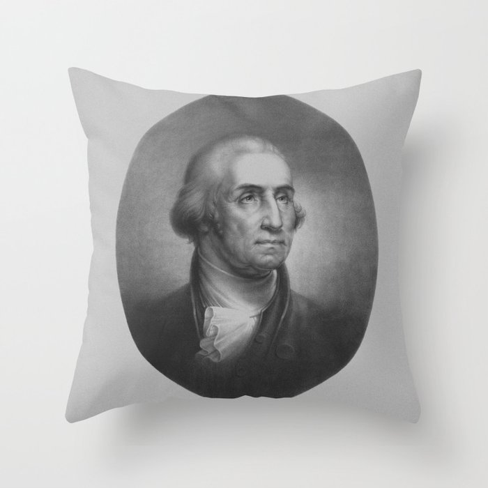 President George Washington Throw Pillow