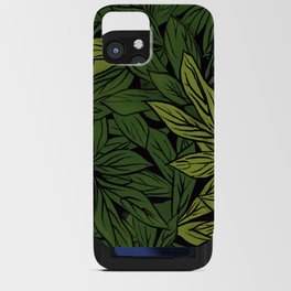 Emerald Foliage iPhone Card Case
