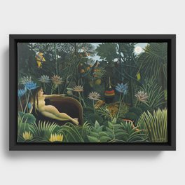The Dream, Henri Rousseau Framed Canvas
