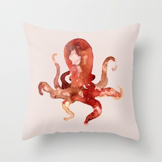 octo Throw Pillow