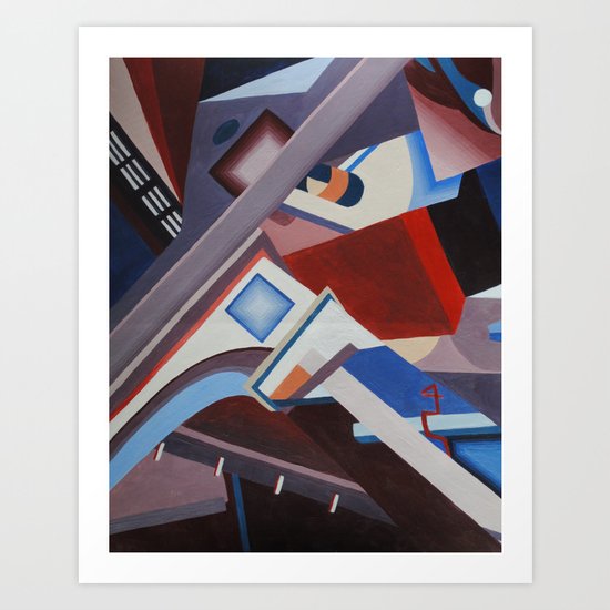 Structure Art Print