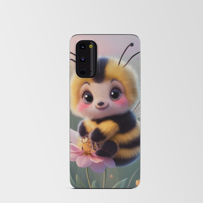 Busy Bee Delight - Buzzing Amongst Flowers Android Card Case