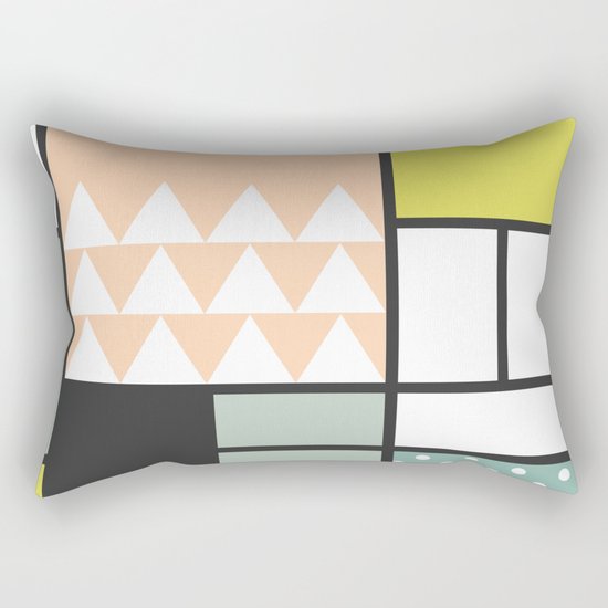 Summer Mondrian 2016 Rectangular Pillow