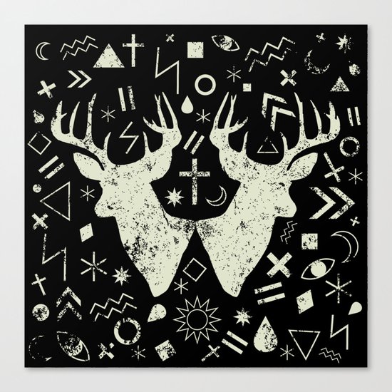 Punk pattern Canvas Print