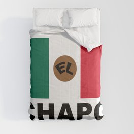 El Chapo Mexican flag Comforter