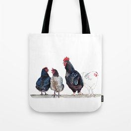 Chicken Squad Tote Bag