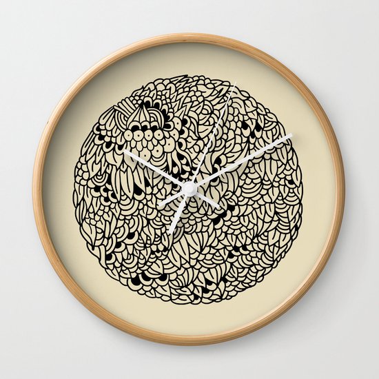 Mandala Wall Clock