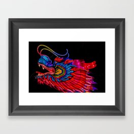 Rainbow Dragon Framed Art Print