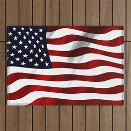 American Flag USA Outdoor Rug