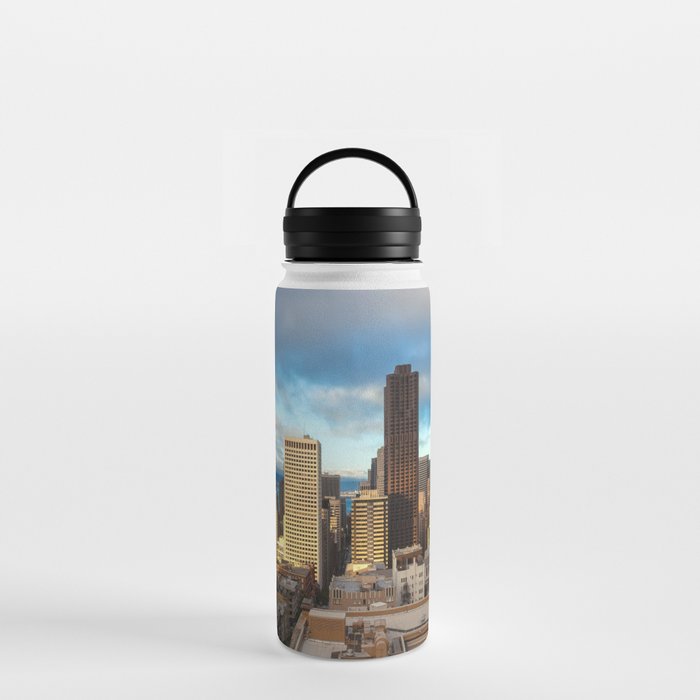 SF Skylines Evening Water Bottle
