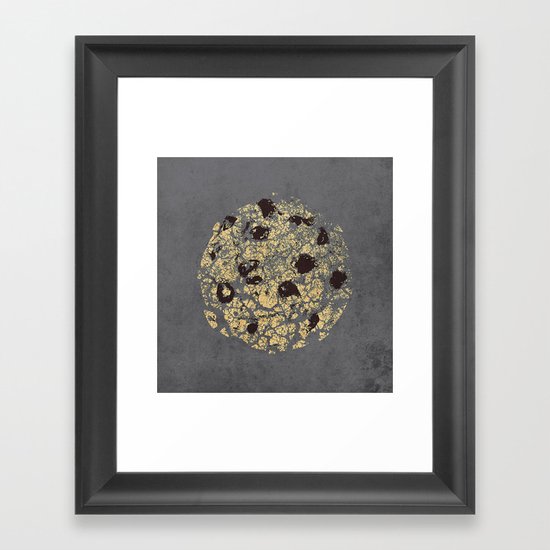 crumbling cookie Framed Art Print