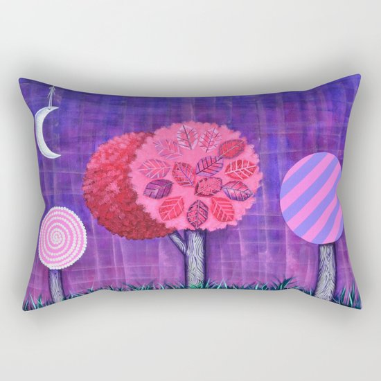 Violet Grove Rectangular Pillow