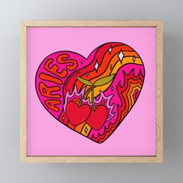 Aries Valentine Framed Mini Art Print