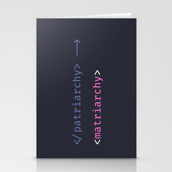 The dev matriarchy begins Stationery Cards