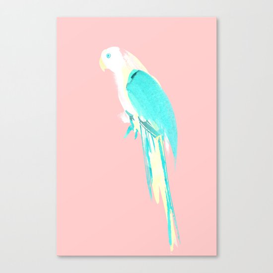 Summer Parrot Canvas Print