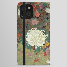 flower【Japanese painting】 iPhone Wallet Case
