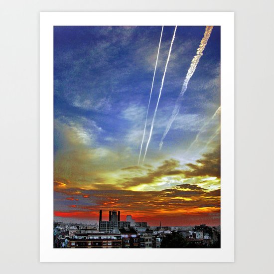 "...catch your tail end..." Art Print