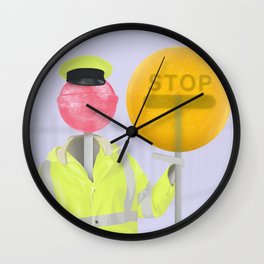 Lollipop Person Wall Clock