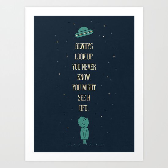Look Up Art Print