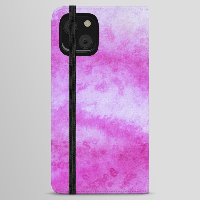 Pink Cotton Candy iPhone Wallet Case