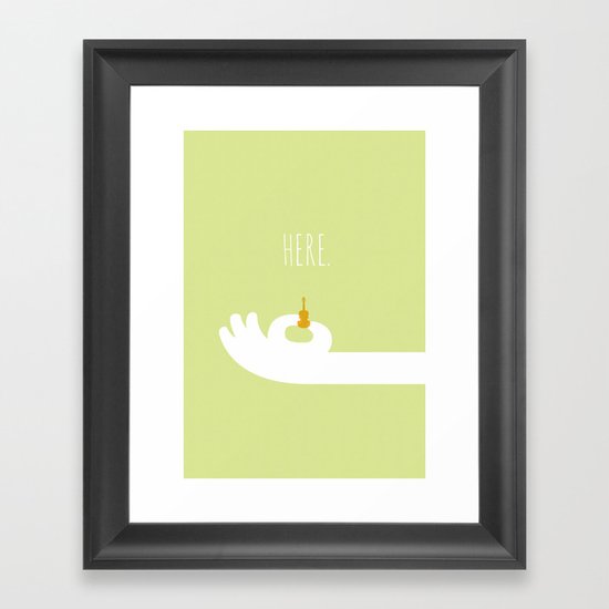 World's Smallest Violin Framed Art Print