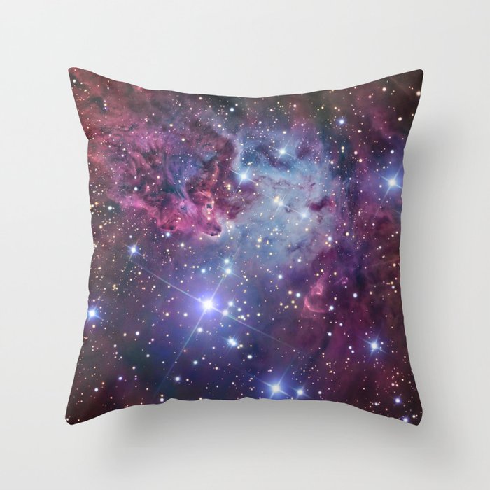 Nebula Galaxy Throw Pillow