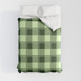 Green Plaid pattern Check  Comforter