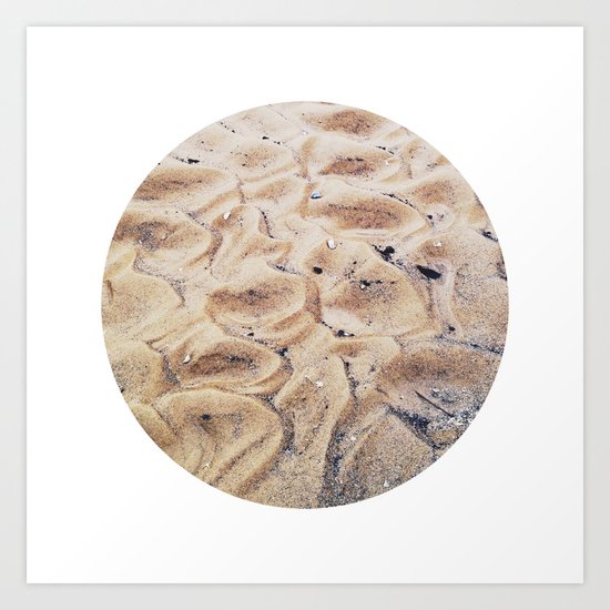 Planetary Bodies - Sand Art Print